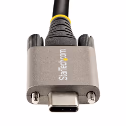 StarTech.com Cavo USB-C con viti di bloccaggio laterali da 50cm - Cavo da USB-C a USB- C certificato 10Gbps - Cavo USB-C 3.1/3.2 Gen 2 - 100W (5A) PD - Supporta DP Alt Mode - Cavo dati e di ricarica - Vista aggiuntiva 6