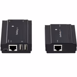 StarTech.com Extender USB 2.0 a 4 porte - Estensore Ethernet USB 2.0 multiporta via CAT5 CAT6 100m - USB Extender Hub via Lan compatibile RJ45 - Kit Prolunga USB 2.0 alimentato - 480 Mbps - Vista aggiuntiva 6