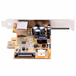 StarTech.com Scheda di rete PCI Express x1 a 1 porta, Scheda Ethernet PCIe con RJ45, Interfaccia di rete da 2.5 Gb NIC PoE 802.3at da 30 W per desktop/server, adattatore LAN PoE di rete, NBaseT, Windows/Linux - Vista aggiuntiva 4