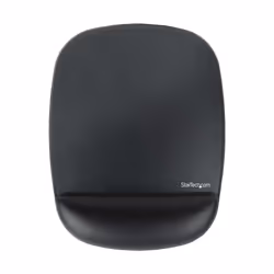 StarTech.com Tappetino per mouse con poggiapolso (17x18x2cm) - Tappetino per mouse ergonomico con supporto per il polso, Mouse Pad in gel da scrivania con base antiscivolo in PU