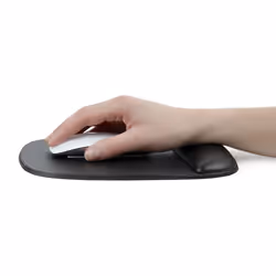 StarTech.com Tappetino per mouse con poggiapolso (17x18x2cm) - Tappetino per mouse ergonomico con supporto per il polso, Mouse Pad in gel da scrivania con base antiscivolo in PU - Vista aggiuntiva 4