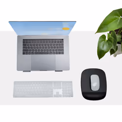 StarTech.com Tappetino per mouse con poggiapolso (17x18x2cm) - Tappetino per mouse ergonomico con supporto per il polso, Mouse Pad in gel da scrivania con base antiscivolo in PU - Vista aggiuntiva 6