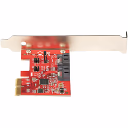 StarTech.com Scheda PCIe SATA - Scheda di Espansione PCIe SATA 2 Porte 6Gbps - Profilo Alto/Basso - Controller RAID SATA ASM1062R - Adattatore PCI Express /SATA - Vista aggiuntiva 4