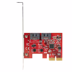 StarTech.com Scheda PCIe SATA - Scheda di Espansione PCIe SATA 2 Porte 6Gbps - Profilo Alto/Basso - Controller RAID SATA ASM1062R - Adattatore PCI Express /SATA - Vista aggiuntiva 6