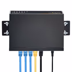 StarTech.com Switch 2.5G Unmanaged - Switch Gigabit 5 porte - Switch Ethernet Unmanaged 2.5GBASE-T - Splitter Ethernet - Montaggio su guida DIN o a parete - Multi-Gigabit - Auto-MDIX - 9K Jumbo - Vista aggiuntiva 8