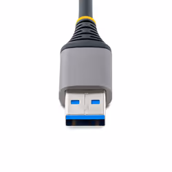 StarTech.com Hub USB a 3 porte con Ethernet - Hub USB 3.0 5Gbps alimentato via bus - Hub splitter USB-A a 3x USB-A portatile per desktop/notebook con ingresso di alimentazione ausiliaria opzionale - Cavo da 30 cm - Vista aggiuntiva 5