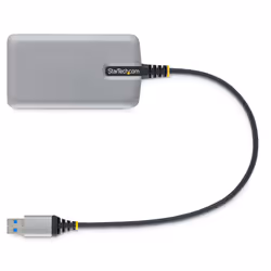 StarTech.com Hub USB a 3 porte con Ethernet - Hub USB 3.0 5Gbps alimentato via bus - Hub splitter USB-A a 3x USB-A portatile per desktop/notebook con ingresso di alimentazione ausiliaria opzionale - Cavo da 30 cm - Vista aggiuntiva 6