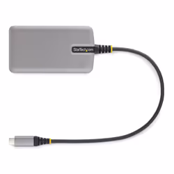 StarTech.com Hub USB-C a 4 porte - 5Gbps - Alimentazione via bus - Hub da USB C a 4x USB-A con ingresso di alimentazione ausiliaria opzionale - Hub Adattatore USB portatile per desktop/notebook - Cavo da 30 cm - Vista aggiuntiva 6