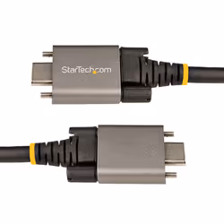 StarTech.com Cavo USB-C con viti di bloccaggio laterali da 1m - Cavo da USB-C a USB- C certificato USB-IF 10Gbps - Cavo USB-C 3.1/3.2 Gen 2 - 100W (5A) PD - Supporta DP Alt Mode - Cavo dati e di ricarica - Vista aggiuntiva 4