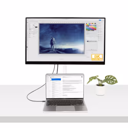StarTech.com Cavo Thunderbolt 4 da 50cm - 40Gbps - PD 100W - Cavo Video/Trasferimento dati 4K/8K - Cavo Thunderbolt Certificato Intel Compatibile con USB4/Thunderbolt 3/USB 3.2/USB Tipo C/DisplayPort - Cavo USB C - Vista aggiuntiva 5