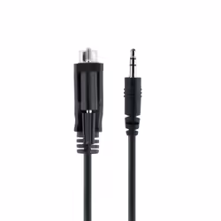 StarTech.com Cavo Seriale DB9 a Jack 3,5 mm da 1m - Adattatore Seriale RS232 9 pin a Jack 3,5 M/M per la Configurazione e Calibrazione di Dispositivi Seriali, Proiettori, Digital Signage e TV tramite Jack Audio