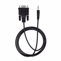 StarTech.com Cavo Seriale DB9 a Jack 3,5 mm da 1m - Adattatore Seriale RS232 9 pin a Jack 3,5 M/M per la Configurazione e Calibrazione di Dispositivi Seriali, Proiettori, Digital Signage e TV tramite Jack Audio - Vista aggiuntiva 5