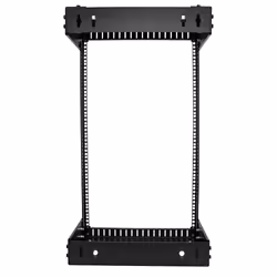 StarTech.com Armadio Rack a Muro 19" 18U - Armadio di rete/Quadro rack 19 pollici a profondità regolabile 30-50cm - Resistente Server rack a parete a 2 montanti per AV/Dati/Telecomunicazioni/Attrezzature IT/Switch - Vista aggiuntiva 4