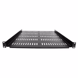 StarTech.com Mensola Rack 19" 1U - Ripiano Ventilato per Armadio Rack 19 pollici a sbalzo per Dispositivi e Apparecchiature di rete non installabili a Rack; Struttura resistente fino a 25kg, Profondità 50 cm - Vista aggiuntiva 3