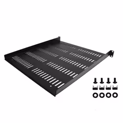 StarTech.com Mensola Rack 19" 1U - Ripiano Ventilato per Armadio Rack 19 pollici a sbalzo per Dispositivi e Apparecchiature di rete non installabili a Rack; Struttura resistente fino a 25kg, Profondità 50 cm - Vista aggiuntiva 5