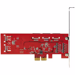 StarTech.com Scheda PCIe SATA - Scheda di Espansione PCIe SATA a 10 porte - 6 Gbps - Staffa a Profilo Basso/Alto - 10 Connettori SATA - ASM1062 Senza Raid - Convertitore da PCI Express a SATA - Vista aggiuntiva 7