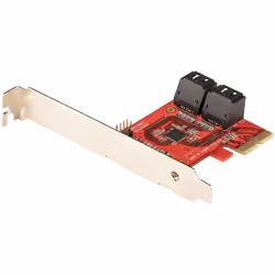 StarTech.com Scheda PCIe SATA - Scheda di Espansione PCIe SATA a 4 porte 6 Gbps - Staffa a Profilo Basso/Alto - ASM1062 senza ...