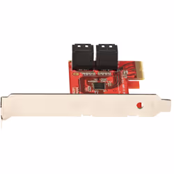 StarTech.com Scheda PCIe SATA - Scheda di Espansione PCIe SATA a 4 porte 6 Gbps - Staffa a Profilo Basso/Alto - ASM1062 senza RAID - Convertitore PCI Express SATA per SSD/HDD