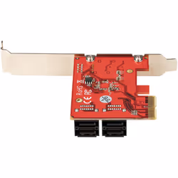 StarTech.com Scheda PCIe SATA - Scheda di Espansione PCIe SATA a 4 porte 6 Gbps - Staffa a Profilo Basso/Alto - ASM1062 senza RAID - Convertitore PCI Express SATA per SSD/HDD - Vista aggiuntiva 5