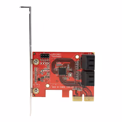 StarTech.com Scheda PCIe SATA - Scheda di Espansione PCIe SATA a 4 porte 6 Gbps - Staffa a Profilo Basso/Alto - ASM1062 senza RAID - Convertitore PCI Express SATA per SSD/HDD - Vista aggiuntiva 6
