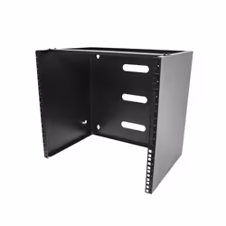 StarTech.com RACK-10U-14-BRACKET, Da parete, 10U, 35 kg, 5 kg, Nero