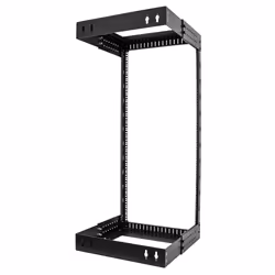 StarTech.com Armadio Rack a Muro 19" 24U - Armadio di rete/Quadro rack 19 pollici a profondità regolabile 30-50cm - Resistente Server rack a parete a 2 montanti per AV/Dati/Telecomunicazioni/Attrezzature IT/Switch - Vista aggiuntiva 2