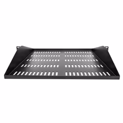 StarTech.com Mensola Rack 19" 2U - Ripiano Ventilato per Server Rack 19 pollici a Sbalzo per Dispositivi e Apparecchiature di rete non installabili a Rack; Resistente - Portata 91kg - Profondità 50 cm, Nera - Vista aggiuntiva 4