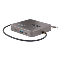 StarTech.com Adattatore Multiporta USB-C - Docking Station USB Type-C Doppio Video HDMI 4K 60Hz, Hub USB-A USB-C a 2 Porte 10Gbps, PD 100W, GbE, SD, Cavo da 56cm - Mini dock
