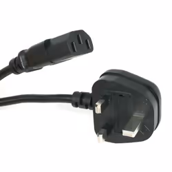 StarTech.com Cavo di alimentazione per PC da BS 1363 a C13 1m, Cavo di alimentazione AC del Regno Unito 18AWG, 10A 250V, cavo di ricambio, cavo del bollitore /cavo di corrente UK, cavo di alimentazione TV - Vista aggiuntiva 4