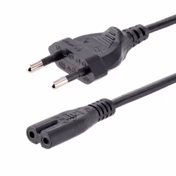 StarTech.com Cavo di Alimentazione CA da 3m, Spina EuroPlug a C7, 2.5A-250V, 18AWG, Cavo Elettrico di Ricambio con spina ital ...