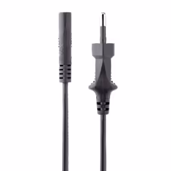 StarTech.com Cavo di Alimentazione CA da 3m, Spina EuroPlug a C7, 2.5A-250V, 18AWG, Cavo Elettrico di Ricambio con spina italiana per Notebook / Stampanti/Monitor/Laptop, Cavo alimentazione bipolare
