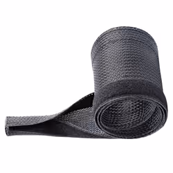StarTech.com Guaina per cavi da 3 m con chiusura a strappo, accorciabile, diametro 3 cm, organizzatore per cavi di rete / guaina per fasci di cavi / robusto avvolgicavo con maglia in poliestere, Nero - Vista aggiuntiva 5