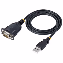 StarTech.com Cavo Adattatore USB a Seriale 1 m - Convertitore da USB a Seriale con Porta COM, Cavo USB Seriale RS232/DB9 Maschio con Chipset Prolific IC per PLC/Stampanti/Scanner - Windows e Mac - Vista aggiuntiva 4
