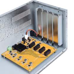 StarTech.com Chassis di Espansione PCIe a 4 Slot con Scheda Host PCIe 2.0 x2 - Slot Esterni PCIe 10Gbps per Desktop/Server, Box/Adattatore PCI Express con 4 Slot PCIe x1 - Vista aggiuntiva 5