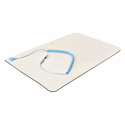 StarTech.com Tappeto Antistatico ESD per pavimento e banco di lavoro - Tappetino antistatico per riparazioni elettroniche con cavo di messa a terra rimovibile - ANSI/ESD S 4.1 - Flessibile - 30 x 46 cm