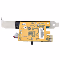 StarTech.com Scheda seriale PCI Express a due porte; Scheda di interfaccia seriale da PCIe a 2x RS232 (DB9), Scheda PCIe per PC con 16C1050 UART, staffe standard o a basso profilo, ritenzione COM, Windows e Linux - Vista aggiuntiva 5