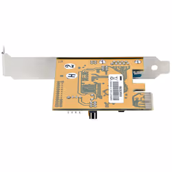 StarTech.com Scheda seriale PCI Express a 1 porta; Scheda di interfaccia seriale da PCIe a RS232 (DB9), Scheda PCIe per PC con 16C1050 UART, staffe standard o a basso profilo, ritenzione COM, Windows e Linux - Vista aggiuntiva 5