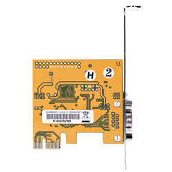 StarTech.com Scheda seriale PCI Express a 1 porta; Scheda di interfaccia seriale da PCIe a RS232 (DB9), Scheda PCIe per PC con 16C1050 UART, staffe standard o a basso profilo, ritenzione COM, Windows e Linux - Vista aggiuntiva 7