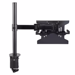 StarTech.com Braccio per Notebook da Scrivania - Supporto Ergonomico per Monitor fino a 34" (8kg) e Laptop (4,5kg) - Braccio Regolabile con Ripiano per PC Portatile compatibile VESA - Installazione con Morsetto/Contropiastra - Vista aggiuntiva 4