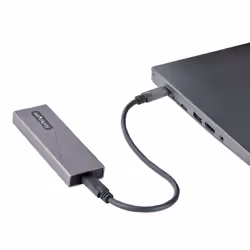 StarTech.com Box SSD M2 NVME - Adattatore USB-C 10Gbps a M.2 NVMe/SATA - Case Esterno USB-C (3.0/3.1) in Alluminio per SSD M2 PCIe/SATA - Cavi USB-C/A inclusi - Compatibile con 2230/2242/2260/2280 - Thunderbolt 3 - Vista aggiuntiva 7