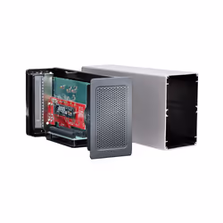StarTech.com Chassis Thunderbolt 3 PCIe, Enclosure esterna con doppi slot PCI Express, Box PCIe per laptop/Desktop/All-In-One, uscita 8K/4K tramite porte TB3/DP 1.4, per schede di acquisizione video/fibra/Ethernet - Vista aggiuntiva 5