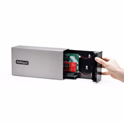 StarTech.com Chassis Thunderbolt 3 PCIe, Enclosure esterna con doppi slot PCI Express, Box PCIe per laptop/Desktop/All-In-One, uscita 8K/4K tramite porte TB3/DP 1.4, per schede di acquisizione video/fibra/Ethernet - Vista aggiuntiva 6