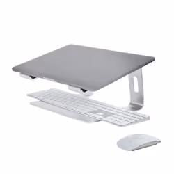 StarTech.com Supporto per PC Portatile da Scrivania in Alluminio/Argento supporta fino a 5 kg, Rialzo Ergonomico per Laptop, Supporto Portatile per Notebook Macbook Air/Pro, Dell XPS, Lenovo - Vista aggiuntiva 6