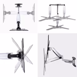 StarTech.com Staffa per TV a parete, supporto per TV VESA orientabile per display da 23" a 55", Braccio per TV sottile con supporto fino a 30 kg, Porta TV da parete estensibile/inclinabile/orientabile - Vista aggiuntiva 6