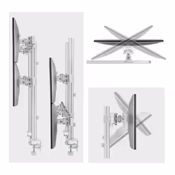 StarTech.com 6-MONITOR-ARM-A support d'écran plat pour bureau 81,3 cm (32") Blanc - Vista aggiuntiva 8