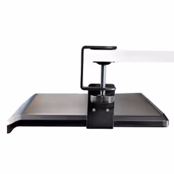 StarTech.com Porta tastiera estraibile per scrivania; Ripiano estraibile ergonomico per tastiera con morsetto a C, Mensola scorrevole per tastiera e mouse regolabile in altezza; Fino a 12Kg - Vista aggiuntiva 4