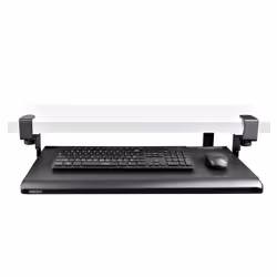 StarTech.com Porta tastiera estraibile per scrivania; Ripiano estraibile ergonomico per tastiera con morsetto a C, Mensola scorrevole per tastiera e mouse regolabile in altezza; Fino a 12Kg - Vista aggiuntiva 8