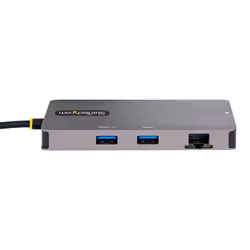 StarTech.com Adattatore USB C Multiporta, Doppio HDMI 4K 60Hz, Hub USB A 5Gbps a 2 porte, 100W Power Delivery Pass-Through, GbE, SD/MicroSD, Cavo da 30cm, Dock da viaggio, Docking Station USB-C per Laptop - Vista aggiuntiva 4