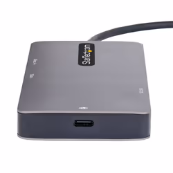 StarTech.com Adattatore USB C Multiporta, Doppio HDMI 4K 60Hz, Hub USB A 5Gbps a 2 porte, 100W Power Delivery Pass-Through, GbE, SD/MicroSD, Cavo da 30cm, Dock da viaggio, Docking Station USB-C per Laptop - Vista aggiuntiva 5