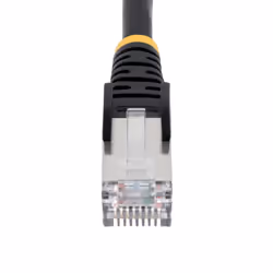 StarTech.com Cavo Ethernet CAT 6a - 1,5m - Nero - Cavo di rete LAN Low Smoke Zero Halogen (LSZH) - 10GbE 500MHz 100W PoE++ - Filo/Cavo patch schermato S/FTP con spinotto RJ45 antigroviglio e rilievi di trazione - Vista aggiuntiva 4